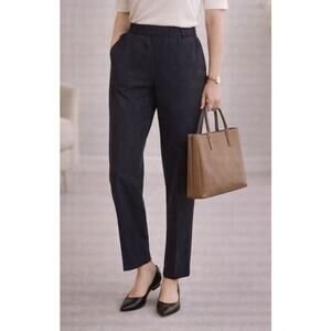 Universal Standard Smart Signature Ponte Work Pants Size XS Charcoal Gray Career